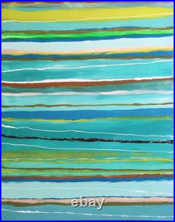 Painting on Canvas Acrylic Signed 30 inches x 24 inches