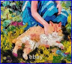 Paintings on canvas original, Razumov landscape averin alexander flowers sunflow