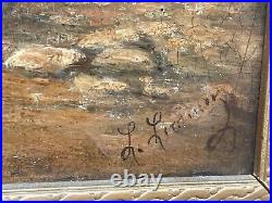 Pair Genre Victorian Oil Paintings Cockle Pickers Female Figures On Shoreline