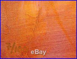 Paul Stanley Green Planet Giclee on Canvas Original Hand Signed Kiss Modern Art