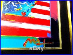 Peter Max ORIGINAL PAINTING ON CANVAS Park West Gallery COA+$16,000 appraisal
