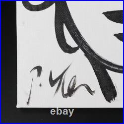 Peter Robert Keil Abstract Face Acrylic Painting Signed Original Canvas