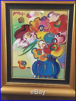 Peter max original painting on canvas
