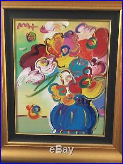Peter max original painting on canvas