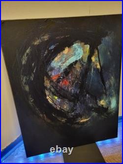 Portal 3 Original Art Modern Contemporary Abstract On Canvas Acrylic Outsider