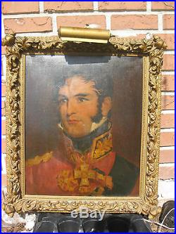 Portrait of Leopold I, King of Belgians, oil painting on canvas, circa 1820
