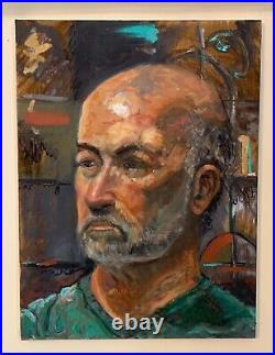 Portrait of a Man, 18x24, Original Oil Painting, Gallery Art, Mens