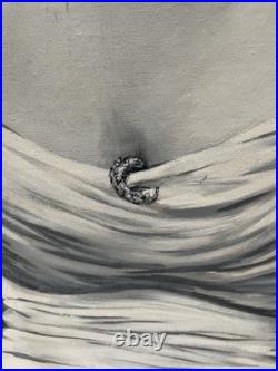 Preowned Rare Collectible Marilyn Monroe Painting Hand Painted Framed. Miguel 91