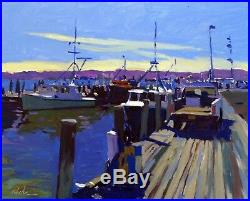 Provincetown Oil On Canvas 12x12 Original Oil Painting Plein Air Cape Cod