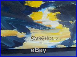 REDUCED - Amy Ringholz Original Signed Oil Painting on Canvas