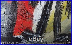 Rare original oil, on canvas painting, signed Jean Michel Basquiat w COA & DOCS