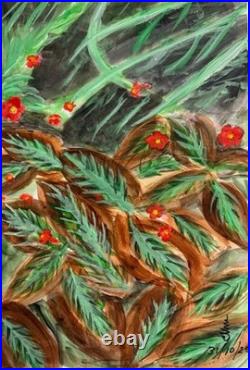 Red Flowers & Leaves