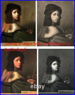 Renaissance Mannerism Italian Painting Del Piombo Circle Young Man Portrait