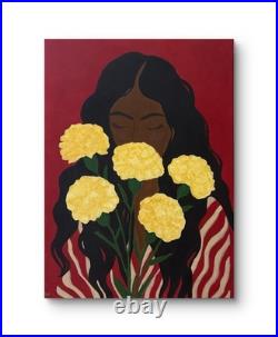 Reverie Acrylic Original Painting On Canvas Signed with COA