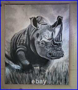 Rhinoceros Painting