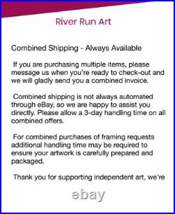 RiverRunArt 12x16 Basquait Style Graffiti Abstract Art Painting