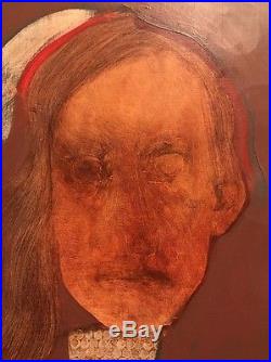 Robert Ernst Marx'Claudine' Original Oil On Canvas Signed & Framed 12x10 1998
