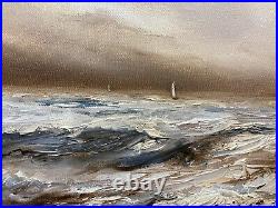 Rocks Brothers Original Oil on Canvas Sea Art Memories