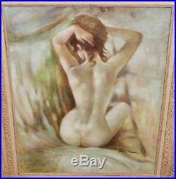 Ruth Virgona Nude Woman Original Oil On Canvas Painting