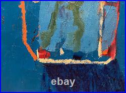 Ryan Ward Modernist Abstract Expressionist Evocative Painting On Canvas