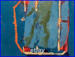 Ryan Ward Modernist Abstract Expressionist Evocative Painting On Canvas