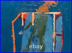 Ryan Ward Modernist Abstract Expressionist Evocative Painting On Canvas