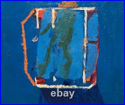 Ryan Ward Modernist Abstract Expressionist Evocative Painting On Canvas