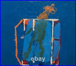 Ryan Ward Modernist Abstract Expressionist Evocative Painting On Canvas