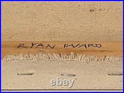 Ryan Ward Modernist Abstract Expressionist Evocative Painting On Canvas