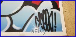 SEEN Graffiti Legend! Original spray paint on canvas NOT Invader, Banksy, KAWS