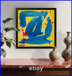 SLOOG Original Art Abstract Expressionism Modern Wall Art on Canvas 12x12