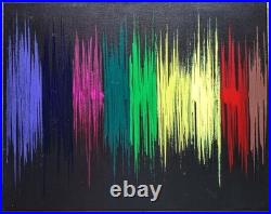 SONIC RESILIENCE Original Acrylic Painting On Canvas (16x20)