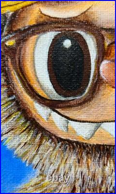 Salary Daddy Labubu Original Painting Acrylic Canvas Pop Art Tony D'Art