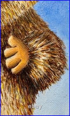Salary Daddy Labubu Original Painting Acrylic Canvas Pop Art Tony D'Art