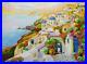 Santorini-custom-oil-Painting-Greece-Original-Art-Flower-Artwork-Impasto-01-mtq