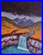 ShawNshawN-Original-Waterfall-Painting-on-Canvas-16x20-Mountains-Art-01-fx