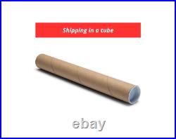 Shore Painting Original Art Modern Pink Acrylic Wall Art Lake Landscape 20x28