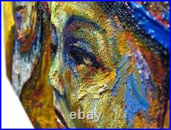 Signed Abstract A Modern Original Oil? Painting? Vintage? Impressionist? Art Realism