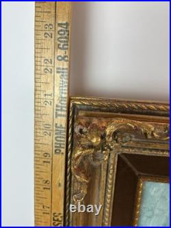 Signed Dorothy Dzigurski Oil Painting 20x16 Floral Art Vintage Gold Ornate Frame