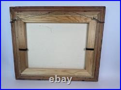 Signed Dorothy Dzigurski Oil Painting 20x16 Floral Art Vintage Gold Ornate Frame