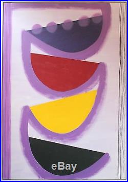 Sir Terry Frost Tolcarne Rhythm Giant Original Acrylic/collage On Canvas