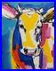 Sloog-Original-Art-Unique-Expressionist-Painting-on-Canvas-11x14-Colorful-Cow-01-ptfx