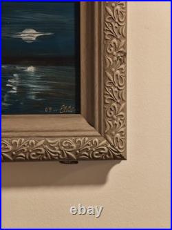 Small Acrylic Framed Painting Signed and Dated
