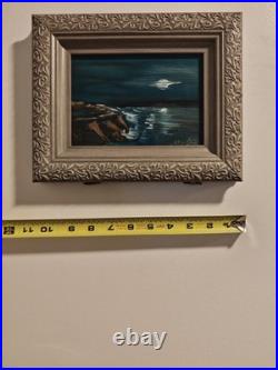 Small Acrylic Framed Painting Signed and Dated