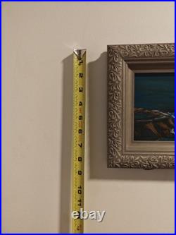 Small Acrylic Framed Painting Signed and Dated