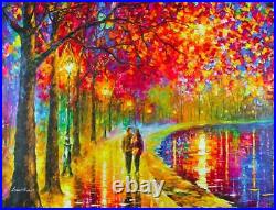 Spirits By The Lake By Leonid Afremov Limited Edition Hand Embellished 30X40