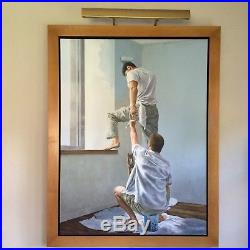 Steve Walker Original Painting, The Painters, Acrylic on Canvas, 48X36