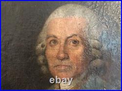 Stunning Antique 18th Century Portrait Painting Of a French Officer