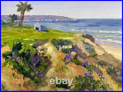 Stunning Oil Painting. Pacific Beach San Diego View. Original. Art Masterpiece