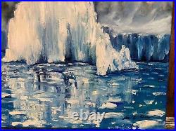 Summer Thaw Original Art oil painting on canvas signed Daniel W Green